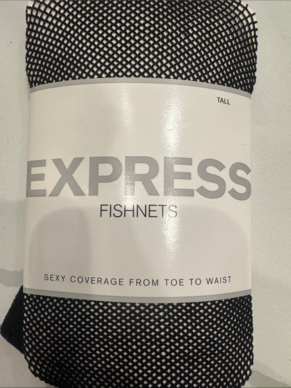 Express Black Fishnet Tights - Tall